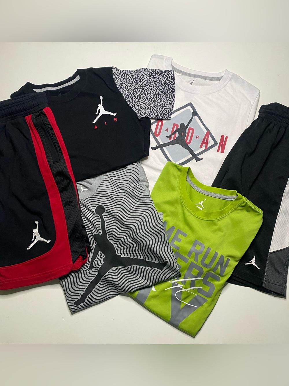 Jordan Kids' Short Sleeve Graphic Tee - Lime Green